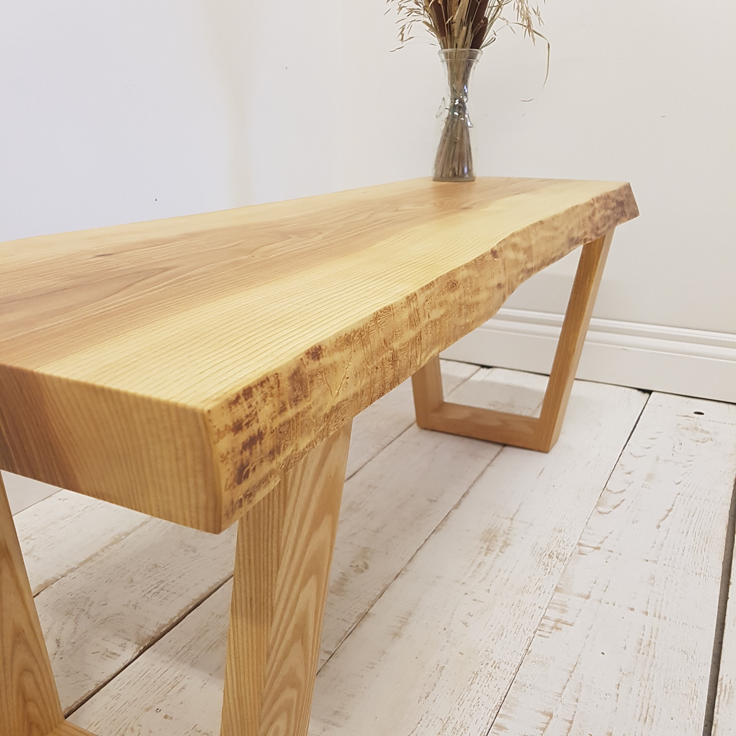 Live Edge Ash Wood Coffee Table Etsy Canada