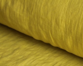 50 x 150 cm: Pre-washed linen fabric. Yellow linen. Sew a linen dress. Sew linen trousers. Linen shirt. Linen table runner. Linen fabric by the meter.