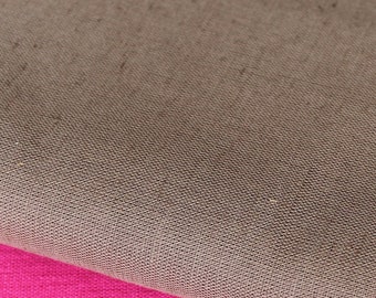 50x150 cm, 55% LEINEN**45 BAUMWOLLE**STOFF** Taupe, passend für Bettwäsche, Tischwäsche, Kleidung, Hosen, Kleid, Deko, Vorhänge, Tischdecke