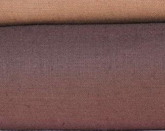 50 x 150 cm, LINEN - COTTON **FABRIC** Dark brown, suitable for curtains, bedding, curtains, clothes, tablecloth, table, plaid, pants