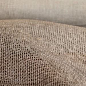 50 x 150 cm, Linen**Fabric*Natural/ Striped