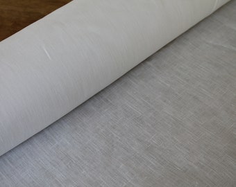 50x150 cm LEINENSTOFF WEIß Creme Weiß passend für Vorhänge Bettwäsche Kissen Tischdecke Tisch Hose Kleid Hemd Bluse Ostern Deko