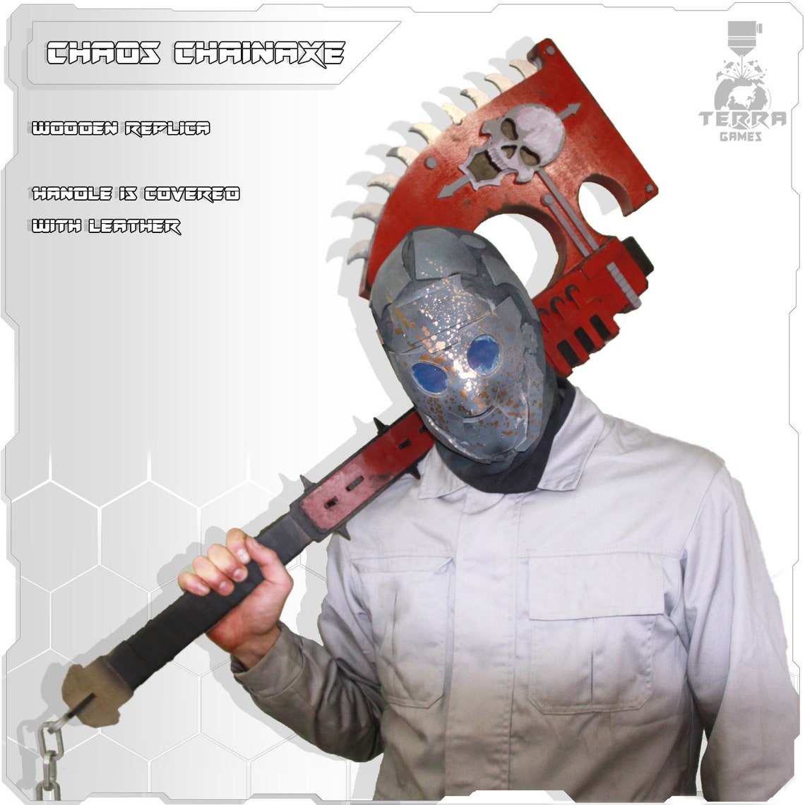 Gorechild Chaos ChainAxe Warhammer 40000 WH40k Chaos space Etsy