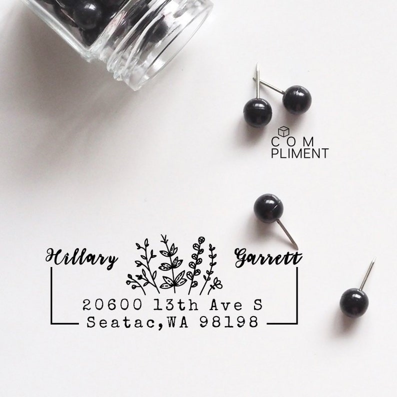 Mailing Address Stamp Wedding Address Stamp Return Address Stamp Address Stamp Self Inking Custom Address Stamp CC21