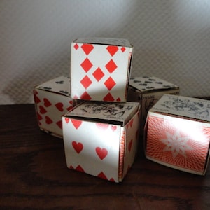 Würfel, Verpackung, Spielkarten, Upcycling