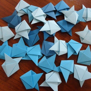 Fish, ensemble de 15, Origami, Cartes Place Bleu