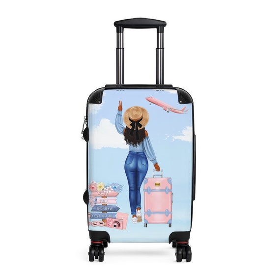 Suitcase for Black Women Black Girl Suitcase African American Luggage Carry on Suitcase Black Girl Luggage Black Girl Travel Luggage Etsy Canada