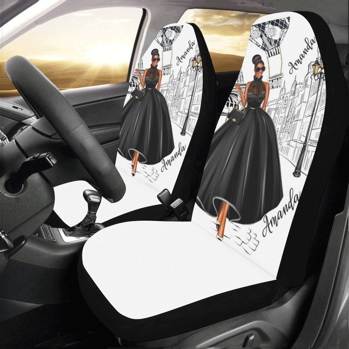 luxury designer louis vuitton car seat covers