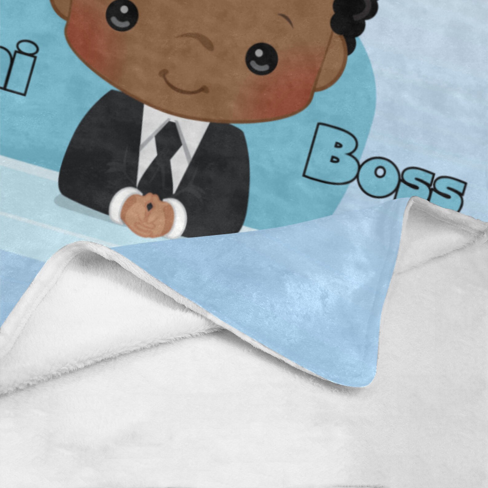 Soft Fleece Blanket African American Blanket Boss Baby Etsy