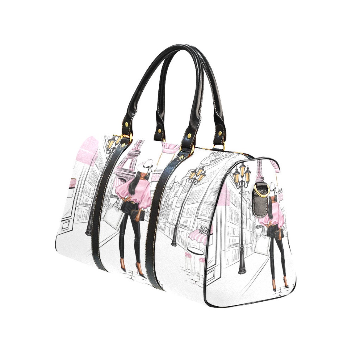 African American Travel Bags Paris Themed Gifts Gift Ideas Etsy