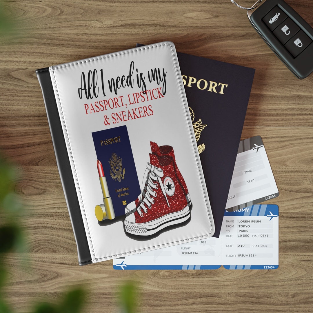 Passport Covers Vegan Leather Passport Holder RFID Blocking Etsy