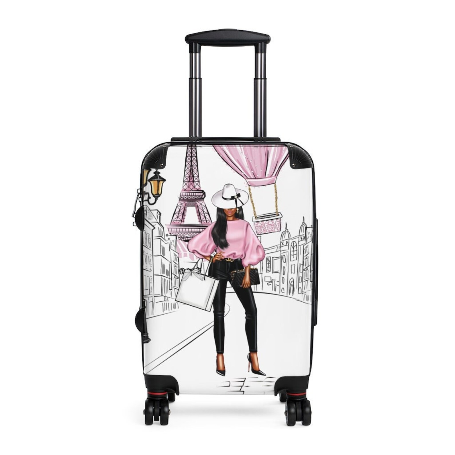 Paris Suitcase Suitcase for Black Women Black Girl Suitcase Etsy