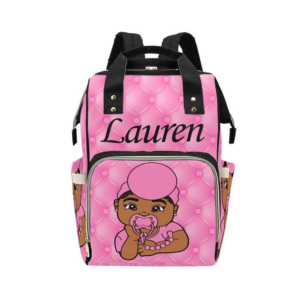 Baby Diaper Bag Black Mom 