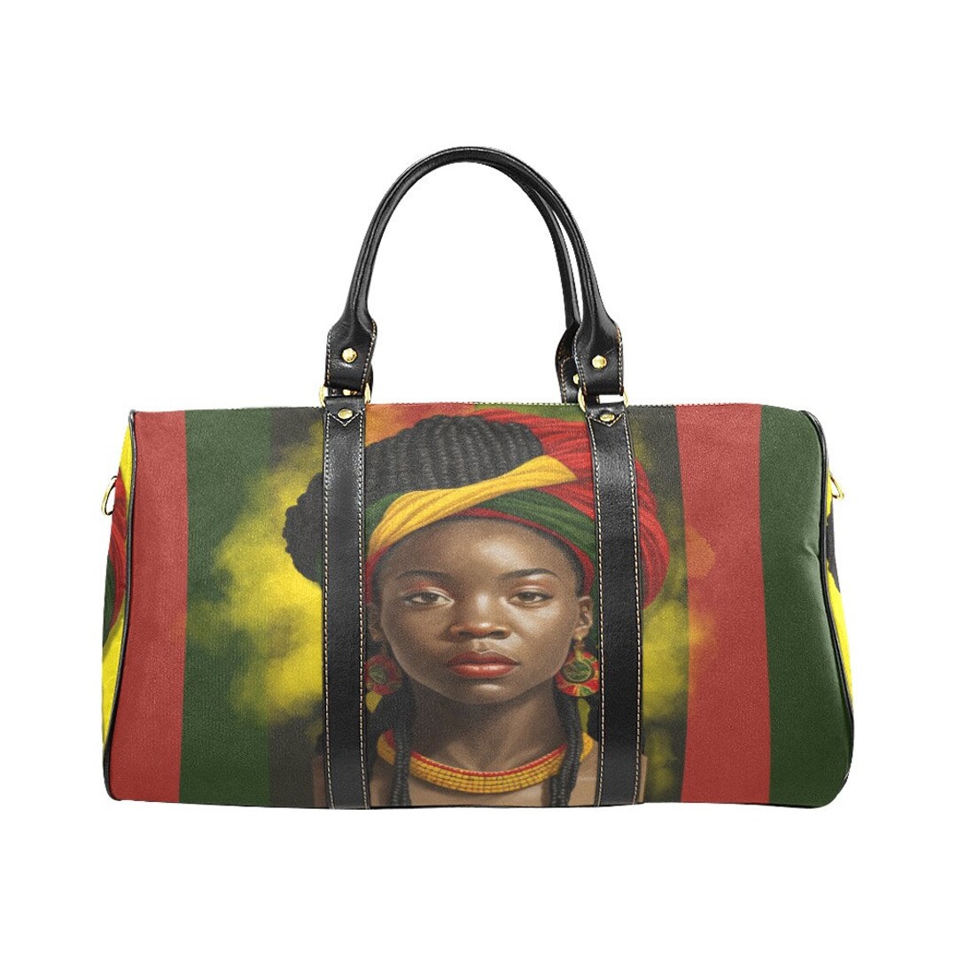 African American Travel Bag for Women, Duffle Bag for Black Girls