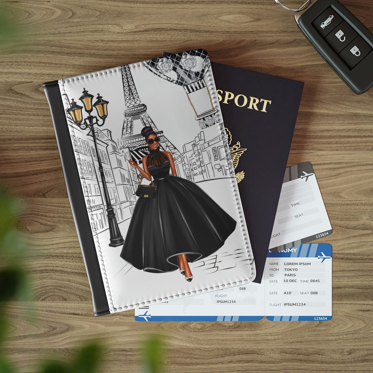 Black Girl Passport Holder African American Passport Cover Etsy