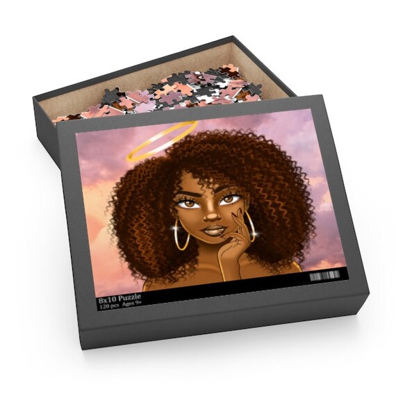 Puzzle for Adults African American Puzzle Black Woman Etsy