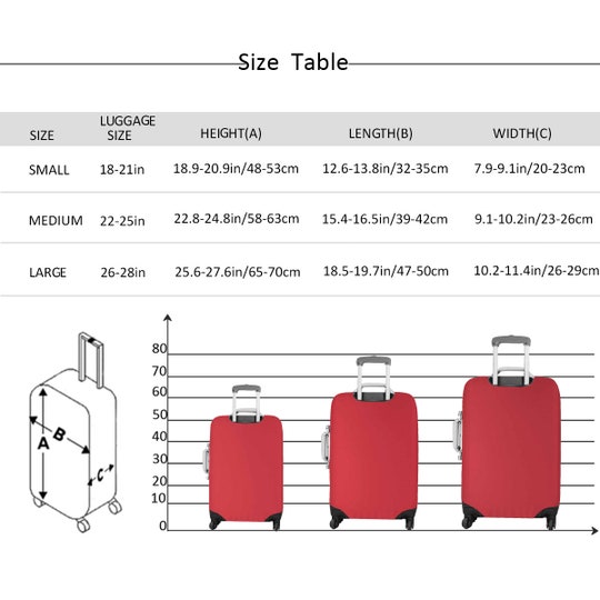 Luggage Cover Protector - Suitcase Cover