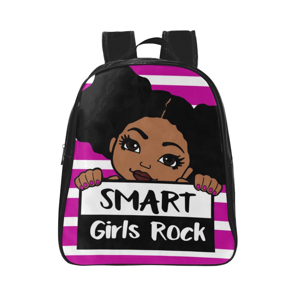Black Girl Backpack Bookbag for Girls Black Girl Bookbag Little Girl Backpack Toddler Backpack Mini Backpack Backpack for Black Girls Etsy