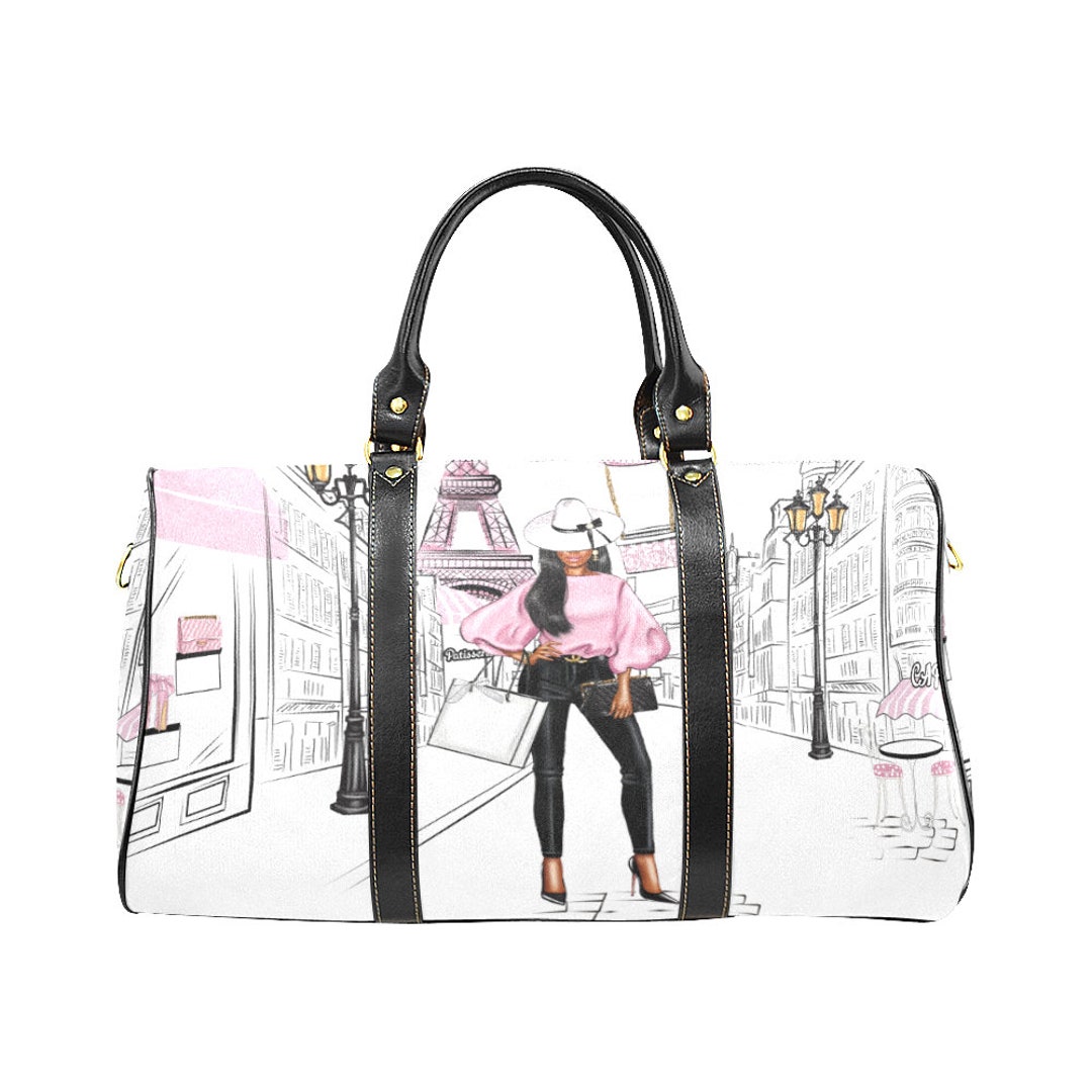 Paris Bag Black Woman Travel Bag Duffle Bag African American Travel