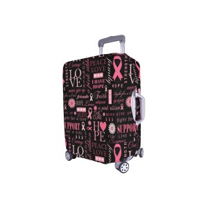 Breast Cancer Survivor Awareness Luggage Cover Travel Gear Anti Scratch Dust-proof Luggage Cover Protector Gift Ideas for Women Travels image 3