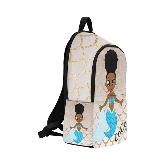 black mermaid backpack