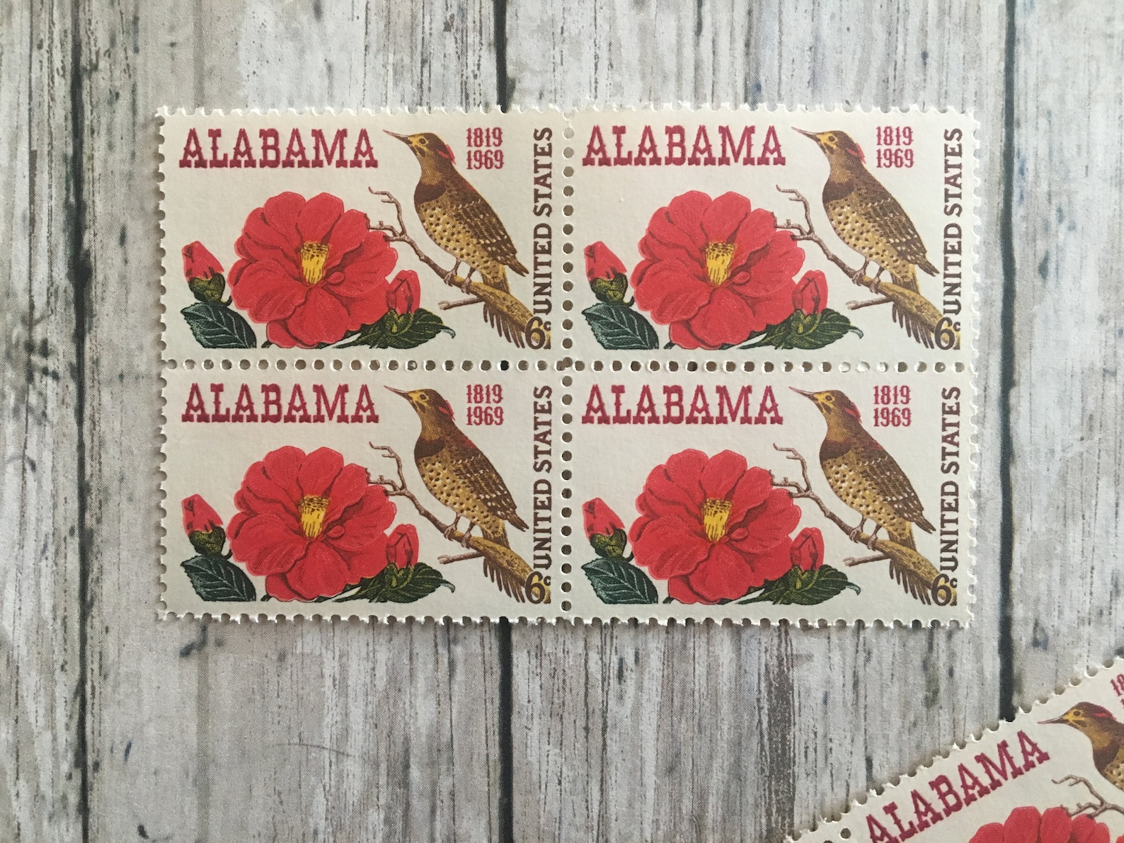 4 1969 Alabama Statehood 6 Cent Stamp Postage Stamp Etsy