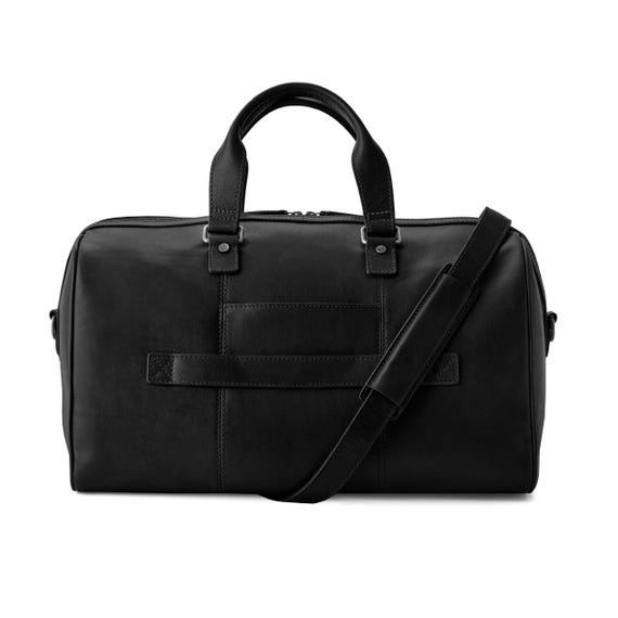 DRAKENSBERG Weekender »Romeo« in elegantem Schwarz, handgemachte