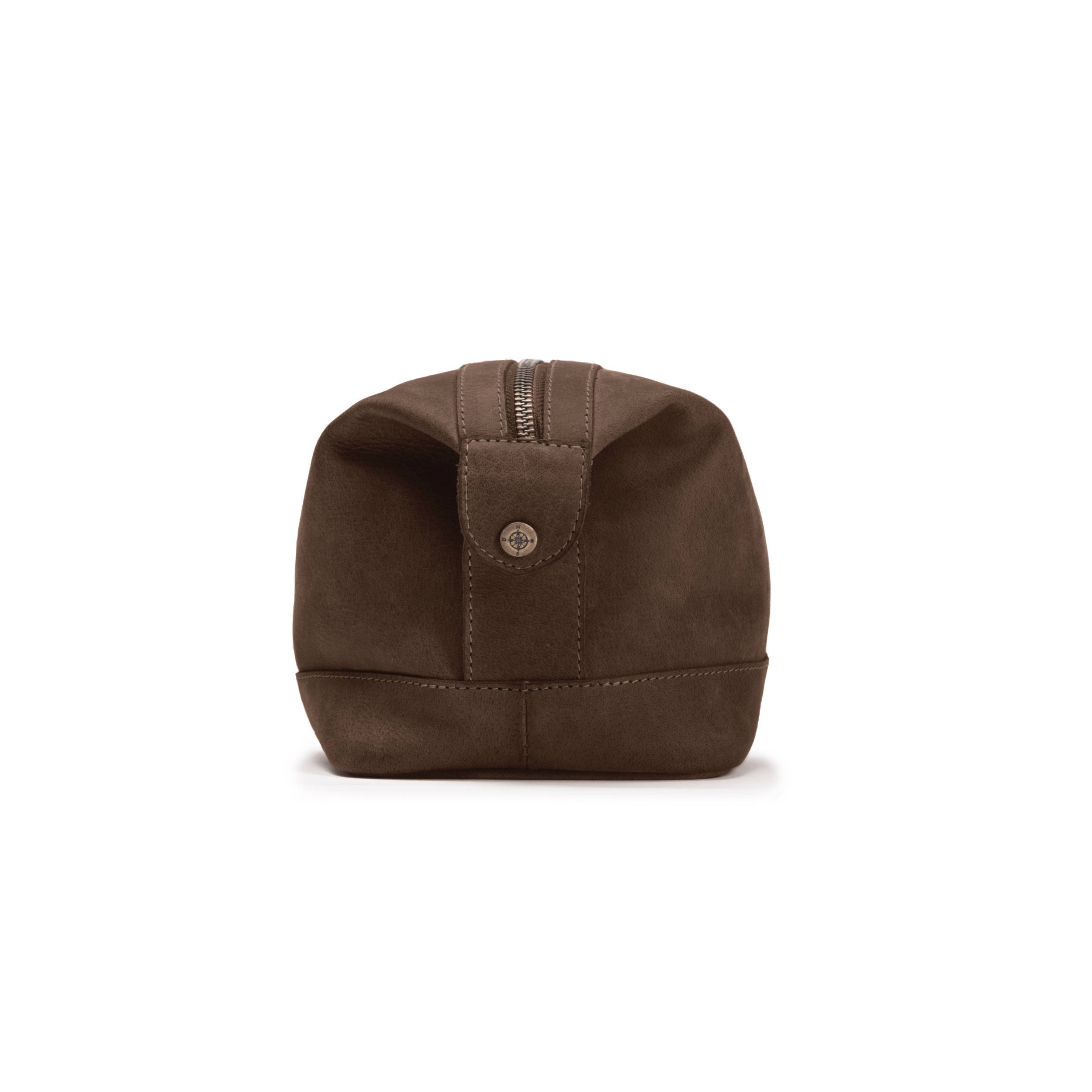 DRAKENSBERG Beauty Case »Ruby« Havana Brown, beauty case e borsa per cosmetici da uomo realizzata a mano in pelle sostenibile - Italia