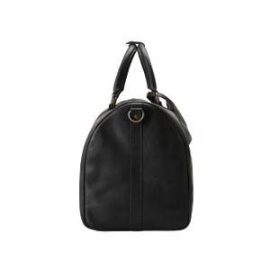 DRAKENSBERG Weekender »James« (50) Black, handcrafted leather travel bag & carry-on for men image 6