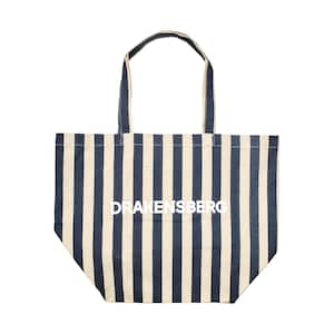 DRAKENSBERG »Sunny« beach bag navy blue striped made of high-quality cotton, offers space for the whole summer