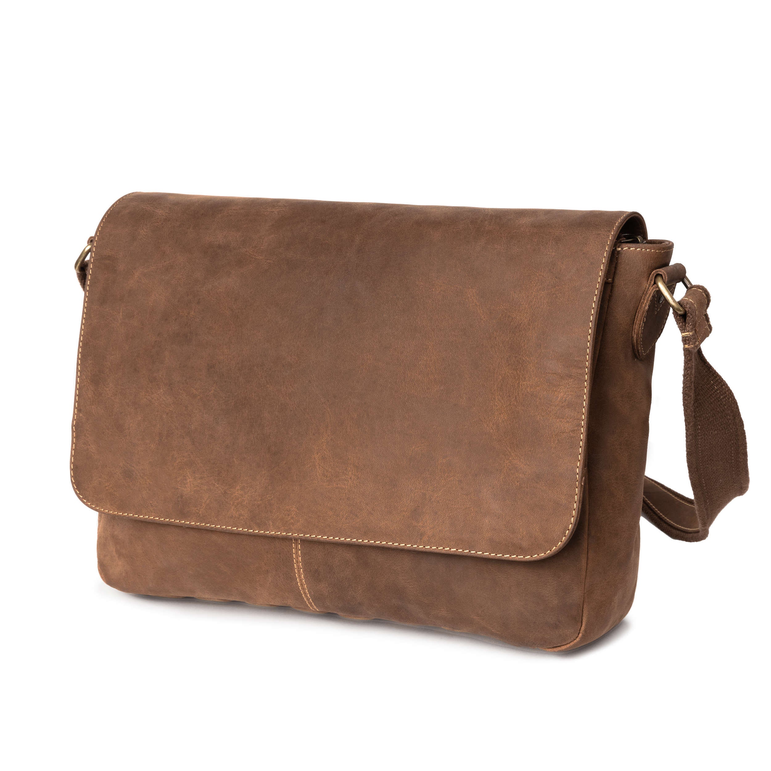 Kattee leather messenger bag sales