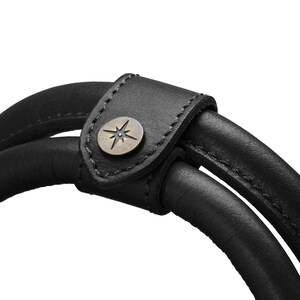 DRAKENSBERG Weekender »James« (50) Black, handcrafted leather travel bag & carry-on for men image 7