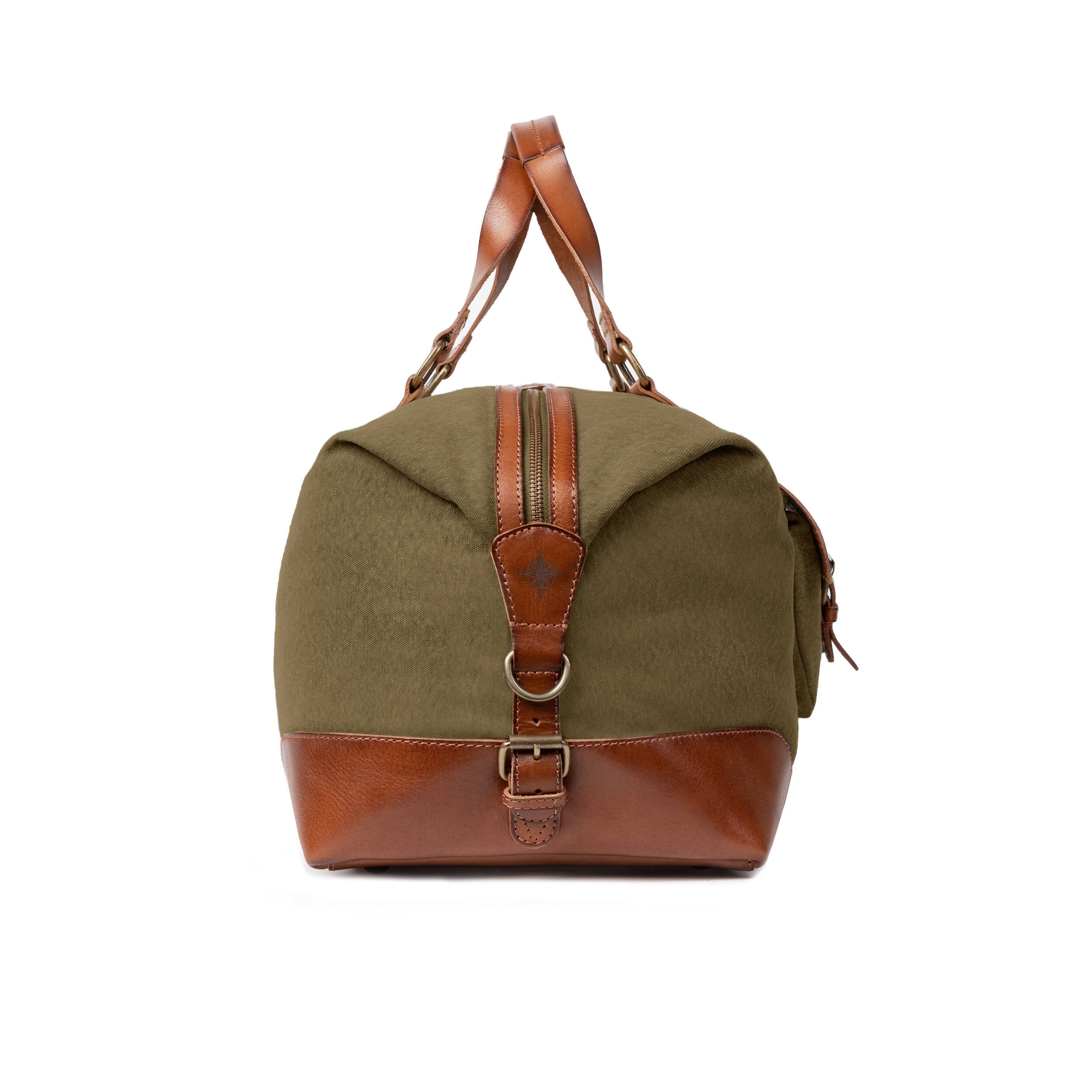 DRAKENSBERG Travel Bag sam Olive-green, Handmade Vintage Weekender & Sports  Bag for Men Sustainable Canvas Leather -  Finland