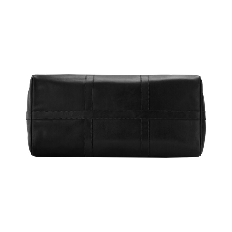 DRAKENSBERG Weekender »James« (50) Black, handcrafted leather travel bag & carry-on for men image 3