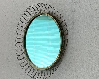 Sunburst Mirror Loop Miroir mural Space Age String Era Moderniste Original 50s String Era