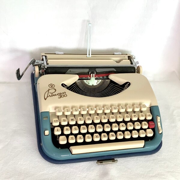 Princess 300 Reise Schreibmaschine 50er Jahre Keller und Knappich Typewriter 50s Vintage Mid Century