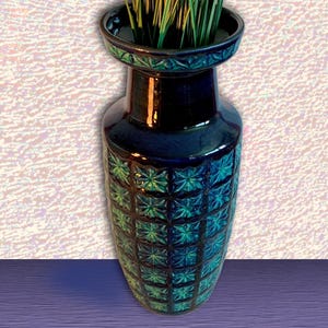 Scheurich Keramik 261 42 Prisma Vase aus den 50er 60er Jahren German Pottery Mid Century Rockabilly WliKons