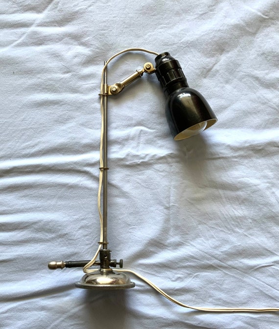 Laboratory Desk Table Lamp Work Shop Lamp 50ies Industrial on Etsy