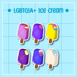 LGBTQ+ ijs stickers