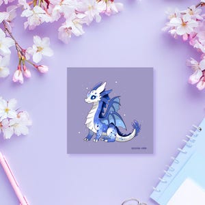月のドラゴン - プリント