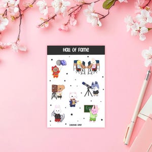 Hall of Fame Skzoo - Stray Kids Stickers Sheet