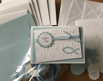 Einladung Taufe Bastelset Etsy