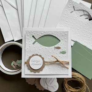 DIY craft set invitation cards communion/confirmation