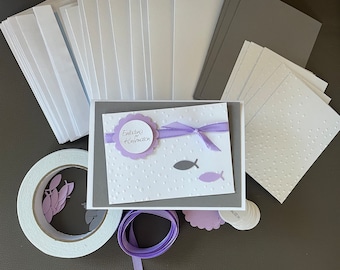 Craft kit for invitations to First Communion/Confirmation/Baptism