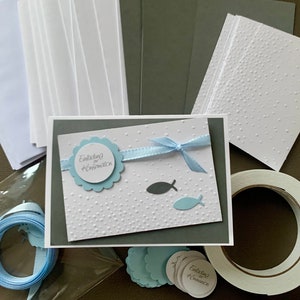 Craft set invitations confirmation or communion - DIY