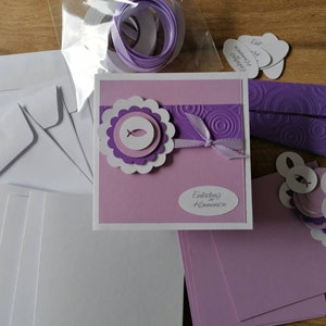 Craft set invitations communion/confirmation