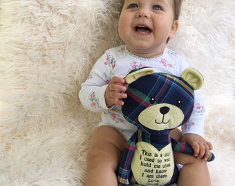 Custom Memory Bear: Embroidered Keepsake Gift