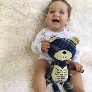 Custom Memory Bear: Embroidered Keepsake Gift