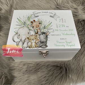 Luxury Baby Boy Keepsake Box Personalised Wood Baby Keepsake Etsy