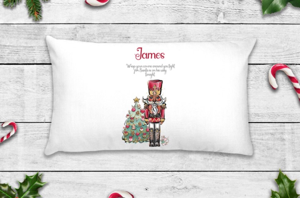 Personalised Christmas Eve Pillowcase Nutcracker Pillowcase Etsy